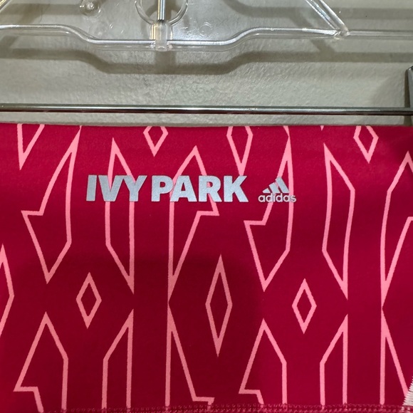 NWT Adidas Ivy Park Pink Patterned Leggings. Size XSmall - Picture 3 of 10